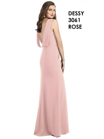 Dessy #DESSY 3061 SAMPLE ROSE #1 thumbnail