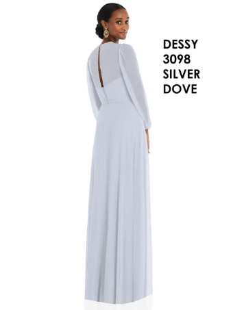 Dessy #DESSY 3098 SILVER DOVE #1 thumbnail